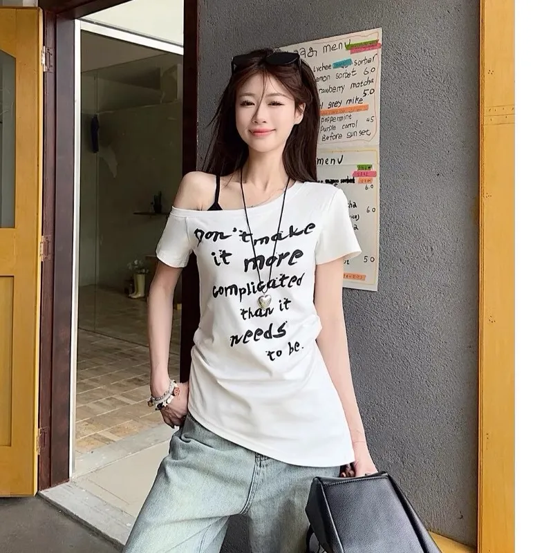 REMOULD T Shirts Women's White-3