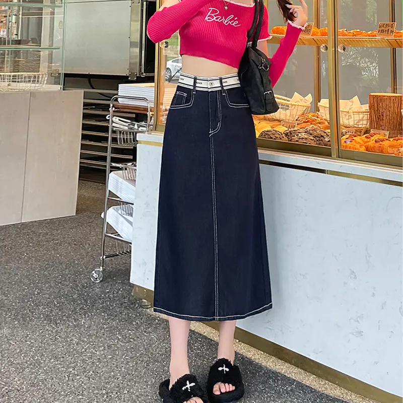 REMOULD Denim Long Skirt Women's-3