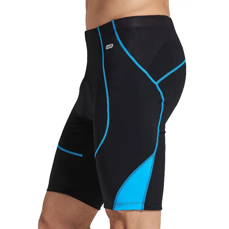 SANTIC Cycling Pants Men's Blue-1