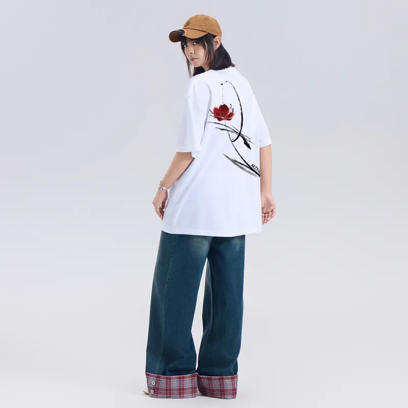 MindBridge T Shirts Unisex White[Digital Direct Printing 300g 100% Cotton]-3