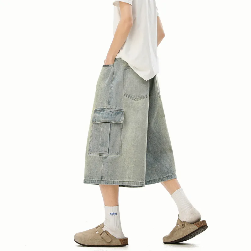 MindBridge Denim Shorts Unisex-5