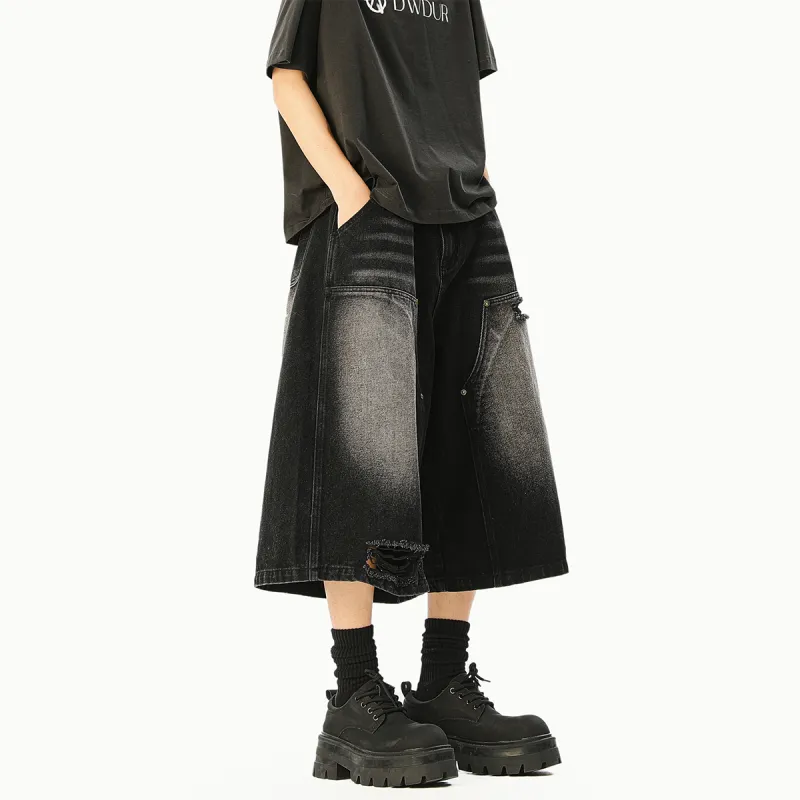 MindBridge Denim Shorts Unisex-4