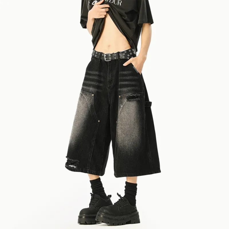 MindBridge Denim Shorts Unisex-3