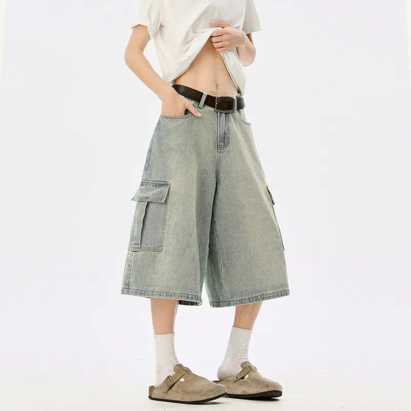 MindBridge Denim Shorts Unisex-4