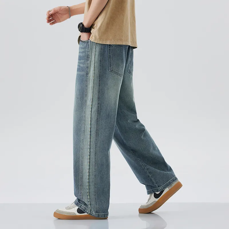 MindBridge Jeans Unisex Light Vintage Blue-4
