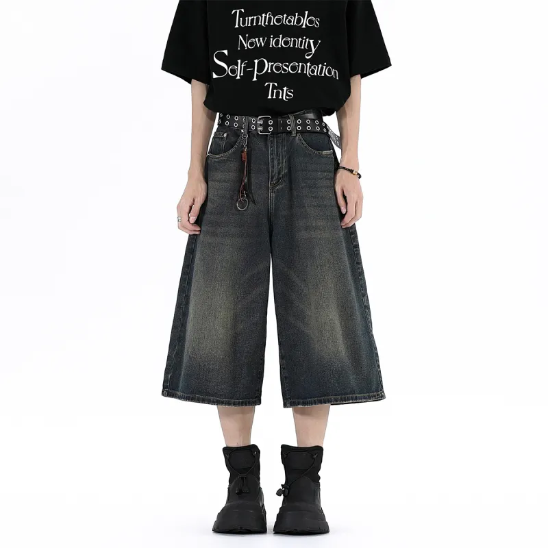MindBridge Denim Shorts Unisex Deep Nostalgic-2