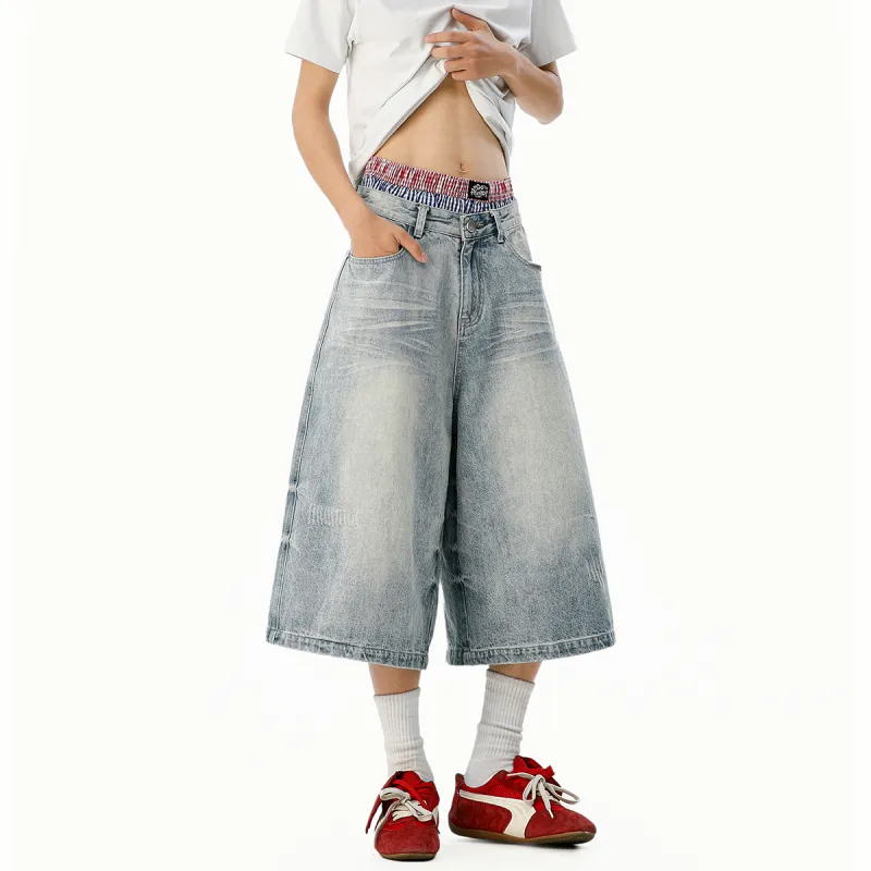 MindBridge Denim Shorts Unisex-4