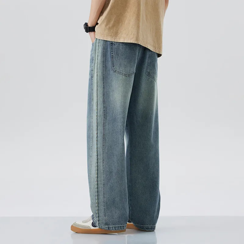 MindBridge Jeans Unisex Light Vintage Blue-6