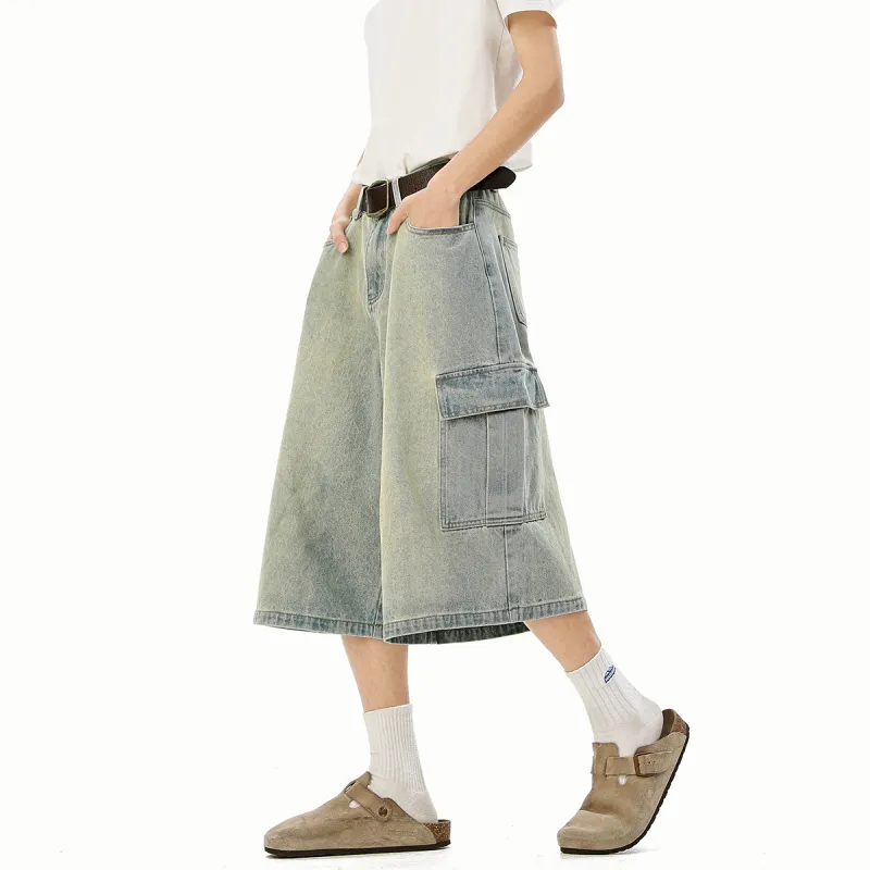 MindBridge Denim Shorts Unisex-3