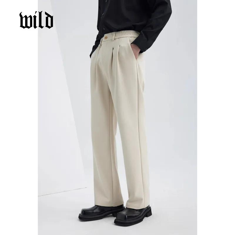 WILD LEADER Suit Trouser Men's [W4138R13KB]Ecru-3