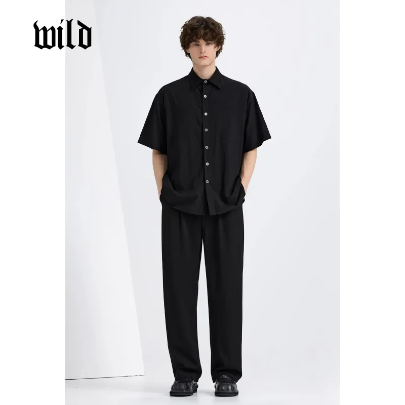 WILD LEADER Suit Trouser Men's Black-2