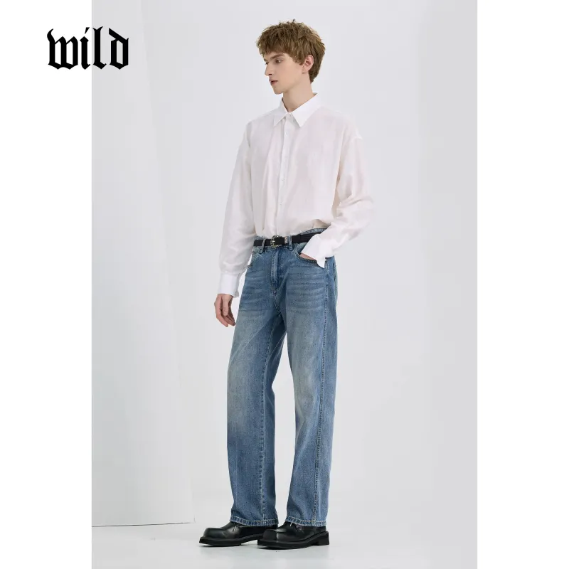 WILD LEADER Jeans Unisex Light Blue [NKW5138W59XXK]-4
