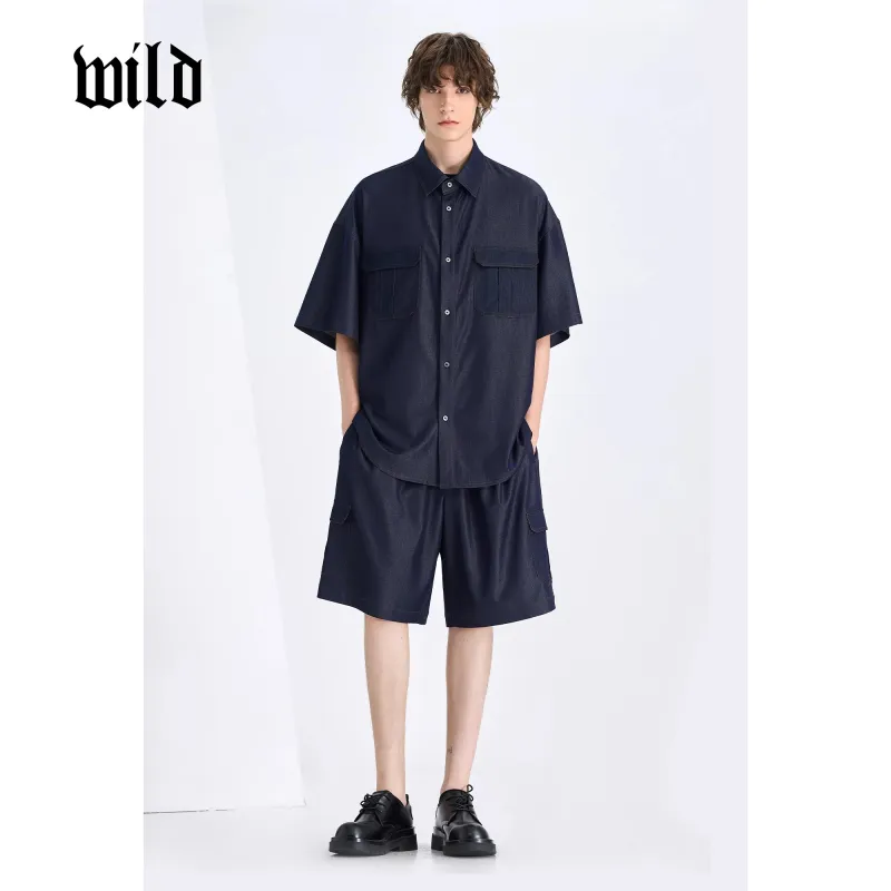 WILD LEADER Casual Shorts Men's-3