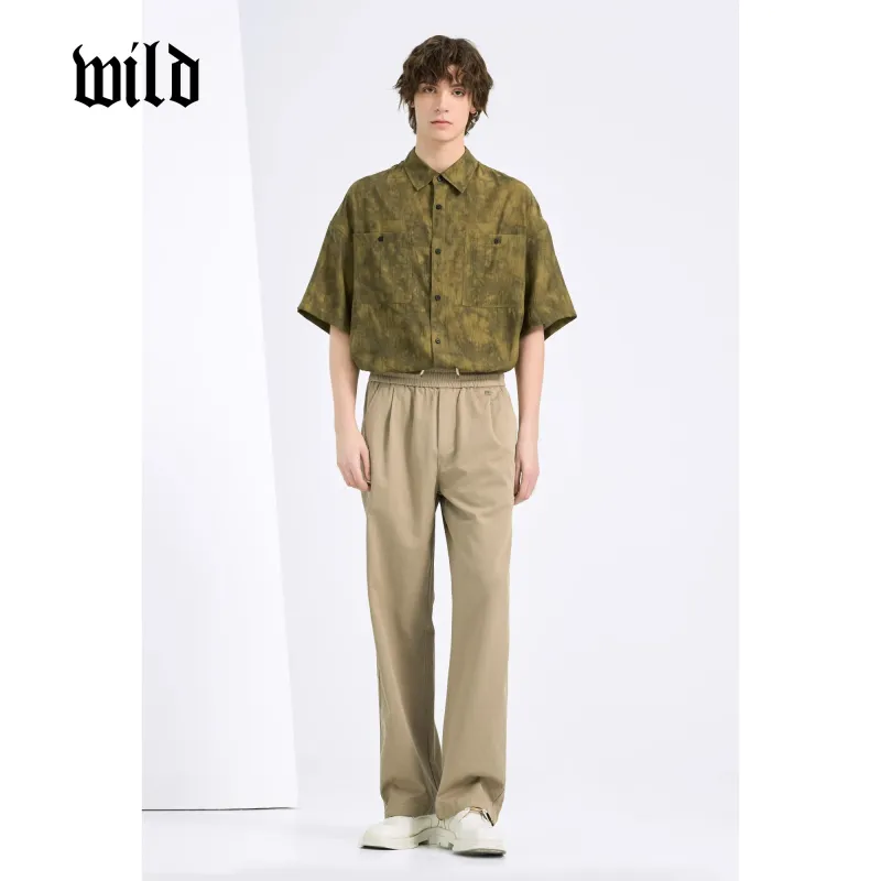 WILD LEADER Casual Pants Men-4