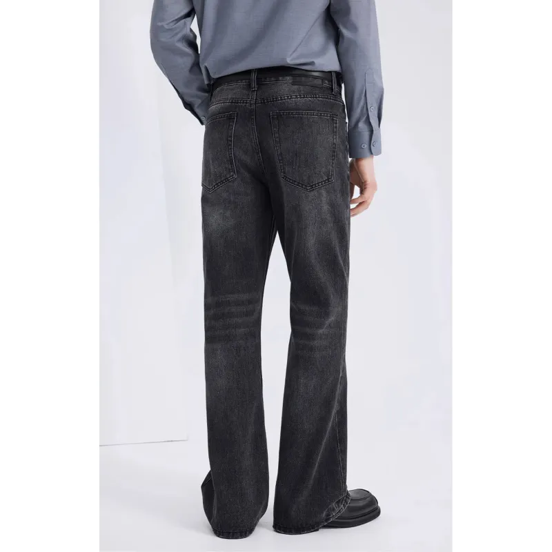 WILD LEADER Jeans Men's Black Gray-2