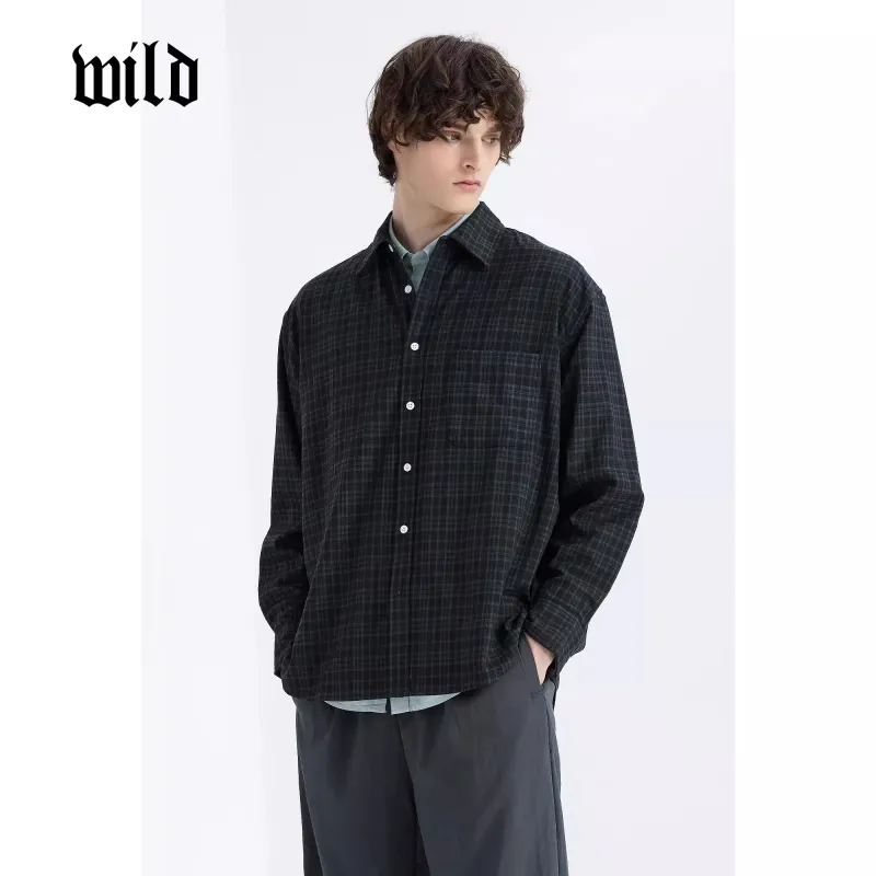 WILD LEADER Shirt Men's Blue [CW5158545LBCS10]-2