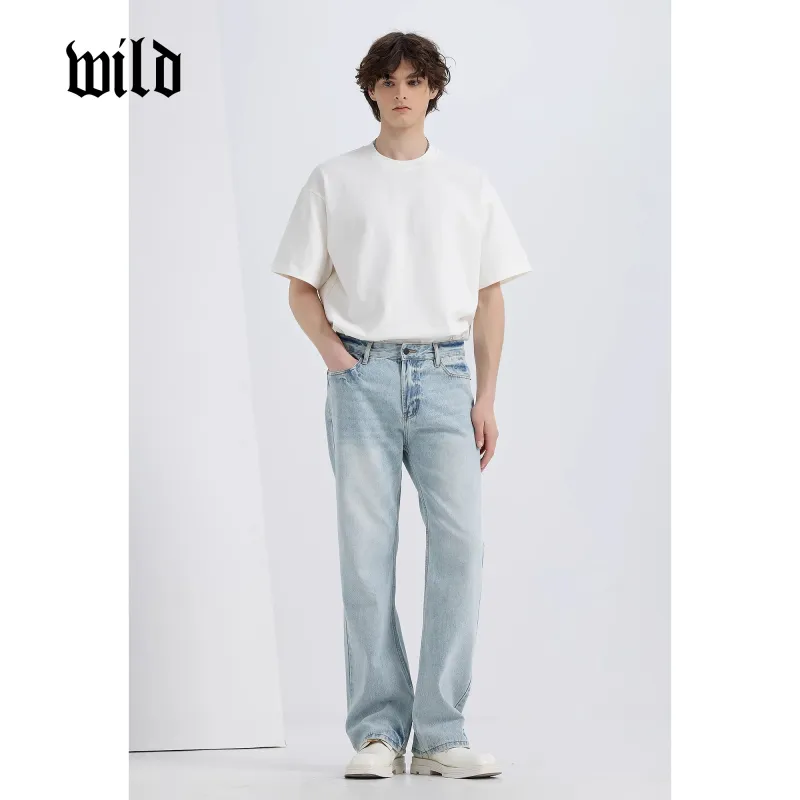 WILD LEADER Jeans Men's Ice Blue [NKW5138W15XXK]-4