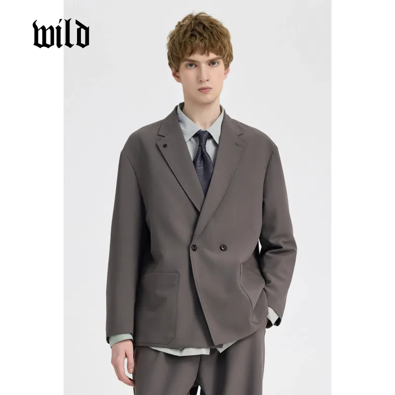 WILD LEADER Business Suit Men's Night Gray [XW5158583]-2