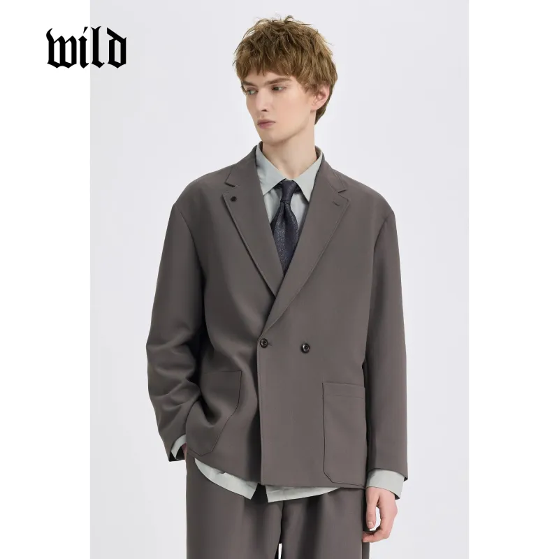 WILD LEADER Business Suit Men's Night Gray [XW5158583]-3