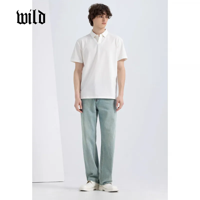 WILD LEADER Jeans Unisex Nostalgic Light Blue [NKW5138V99]-4