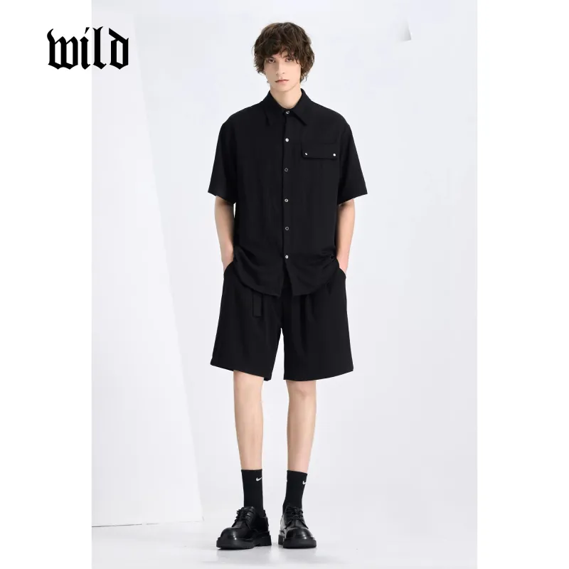 WILD LEADER Casual Shorts Men's-3