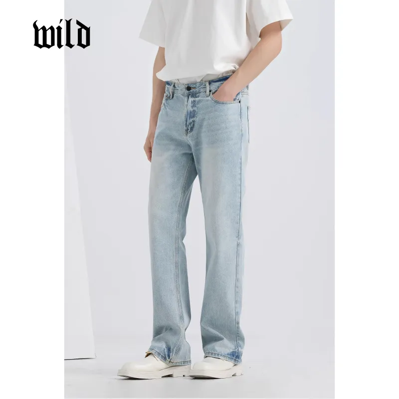 WILD LEADER Jeans Men's Ice Blue [NKW5138W15XXK]-2