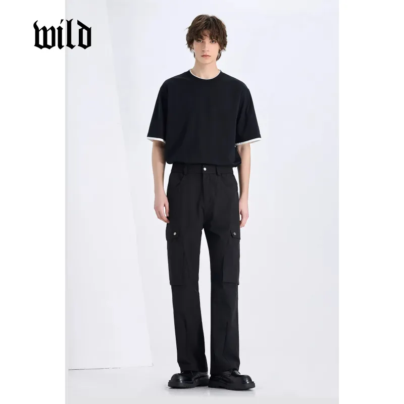 WILD LEADER Summer Cargo Pants Unisex-4