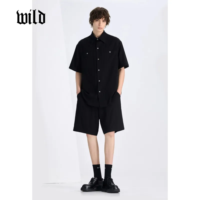 WILD LEADER Casual Shorts Men's-3