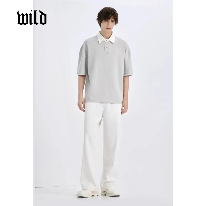WILD LEADER Casual Pants Unisex-3