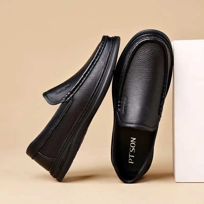PT'SON Casual Shoes Men's Black-5