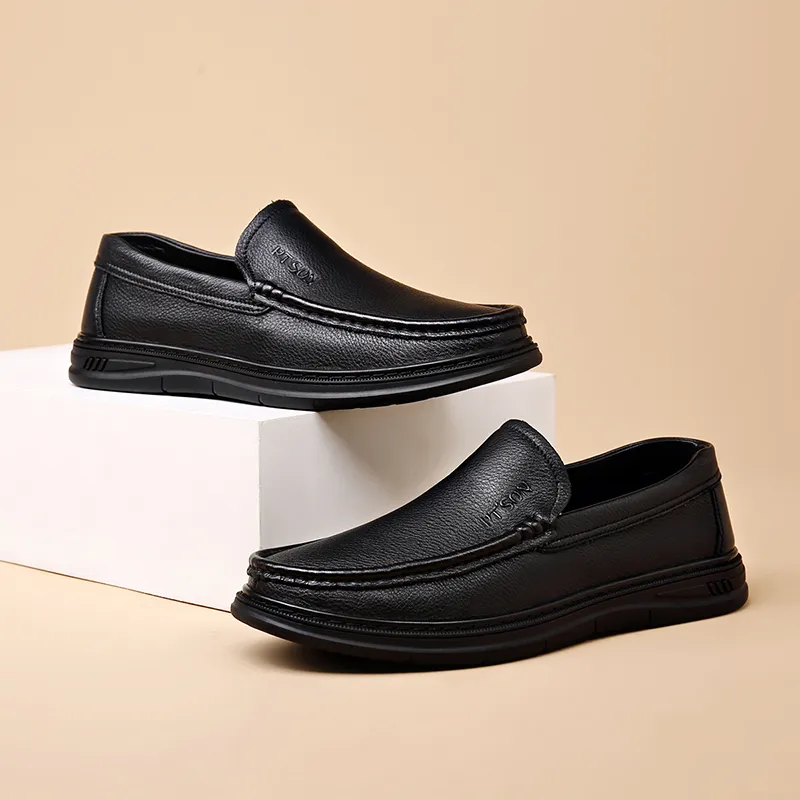 PT'SON Casual Shoes Men's Black-6