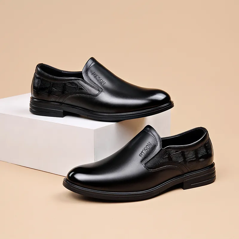 PT'SON Casual Shoes Men's Black-4