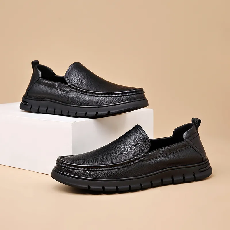 PT'SON Casual Shoes Men's Black-6