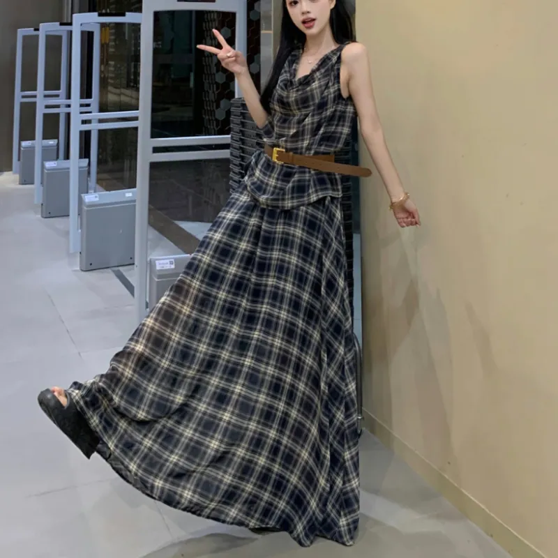 Dior Beauty Two Piece Skirt Sets Women's-5