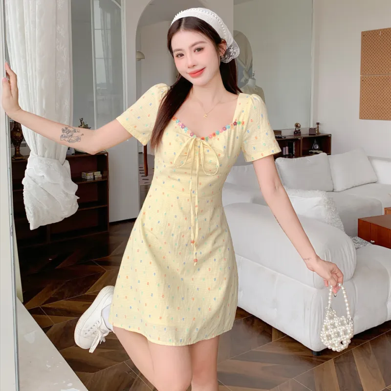 Dior Beauty Short Sleeved Dress Women's-4