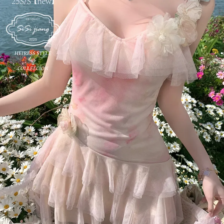 Dior Beauty Slip Dresses Women's Light Pink-2