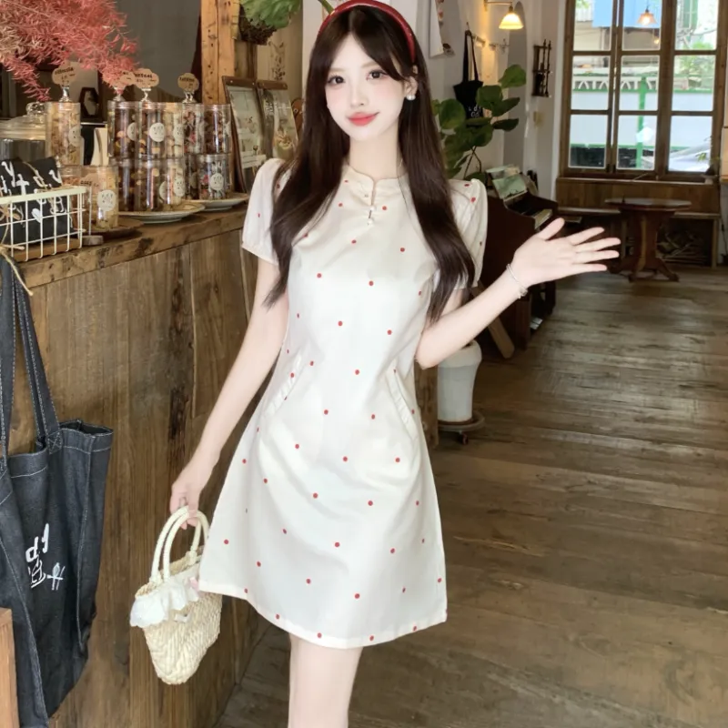 Dior Beauty Short Sleeved Dress Women's-5