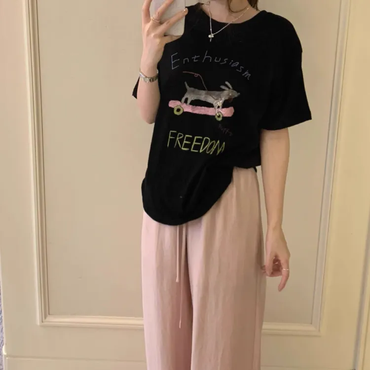 Dior Beauty T Shirts Women's Black-3