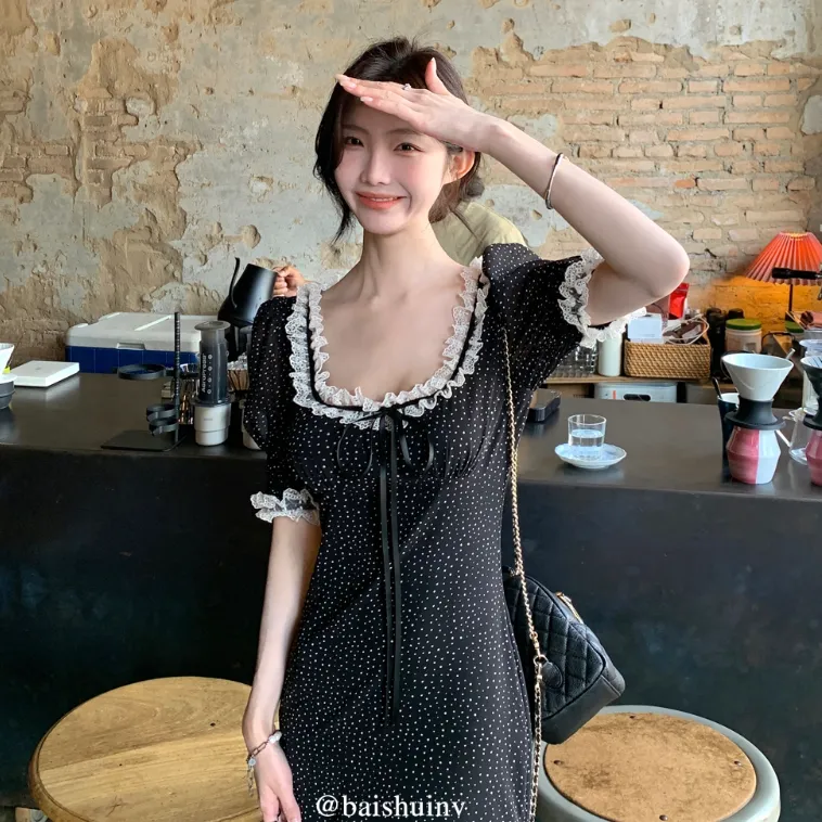 Dior Beauty Short Sleeved Dress Women's-3