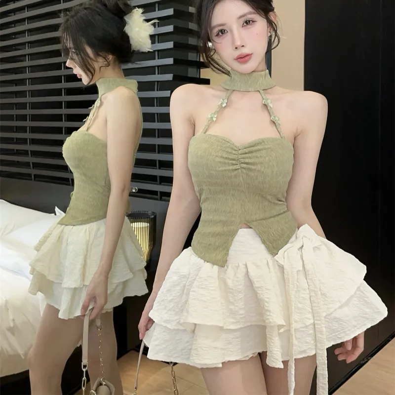 Dior Beauty Two Piece Skirt Sets Women's-6