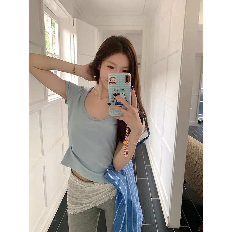 Dior Beauty Set in Sleeve T Shirt Women's-27