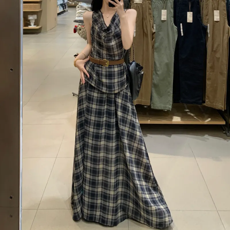 Dior Beauty Two Piece Skirt Sets Women's-3