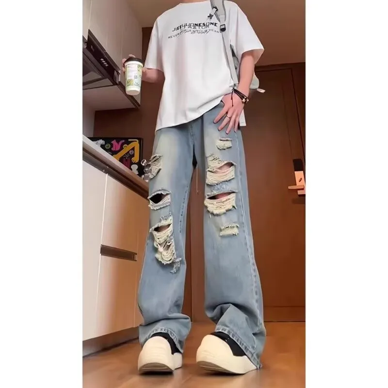 DABAISHA Jeans Unisex Blue-2
