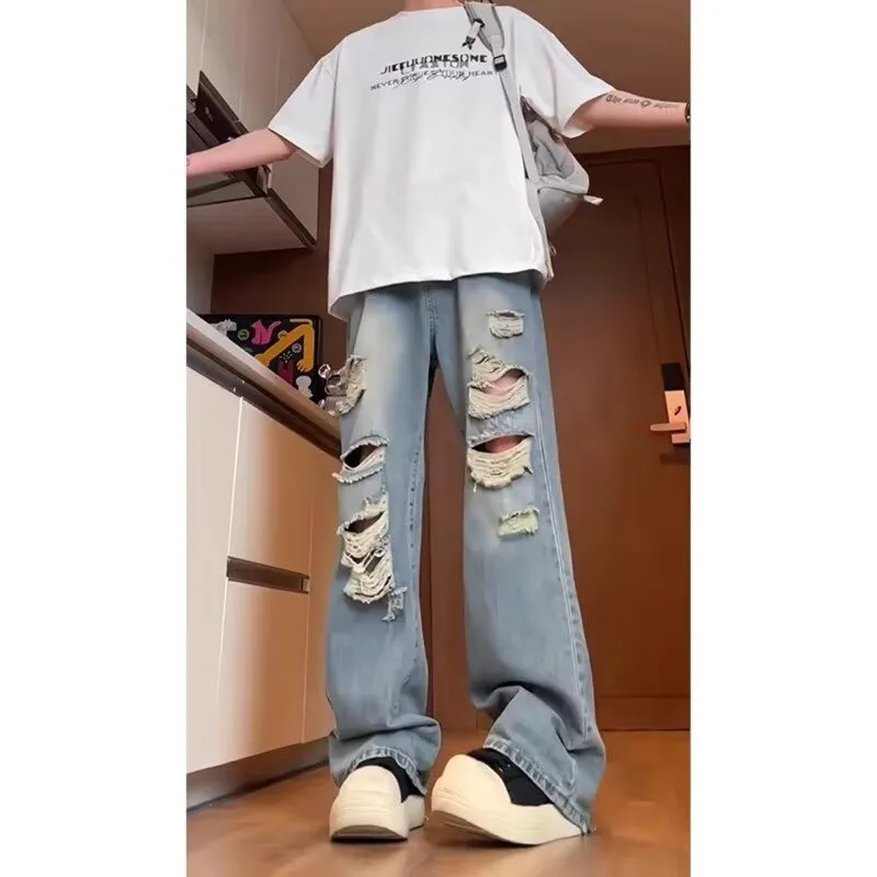 DABAISHA Jeans Unisex Blue-1