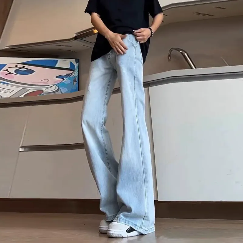 DABAISHA Jeans Unisex Light Blue-1