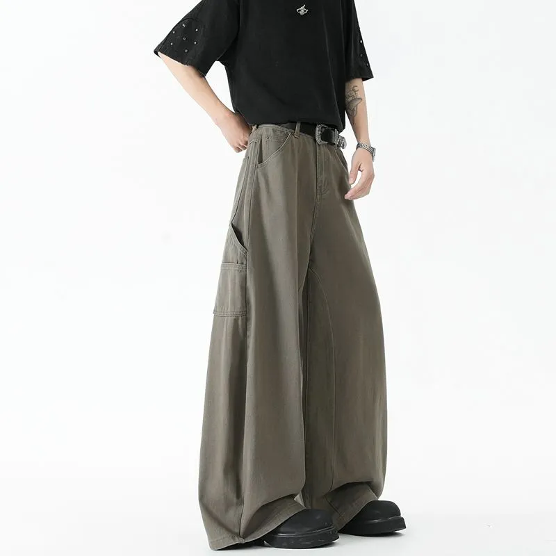 DABAISHA Cargo Pants Unisex Coffee-2