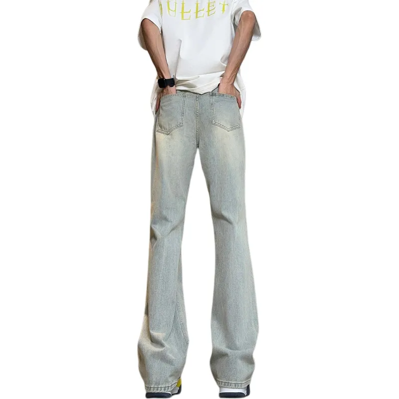DABAISHA Jeans Unisex Yellow Mud-4