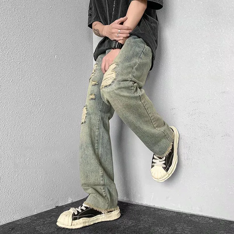 DABAISHA Jeans Unisex Yellow Mud-2