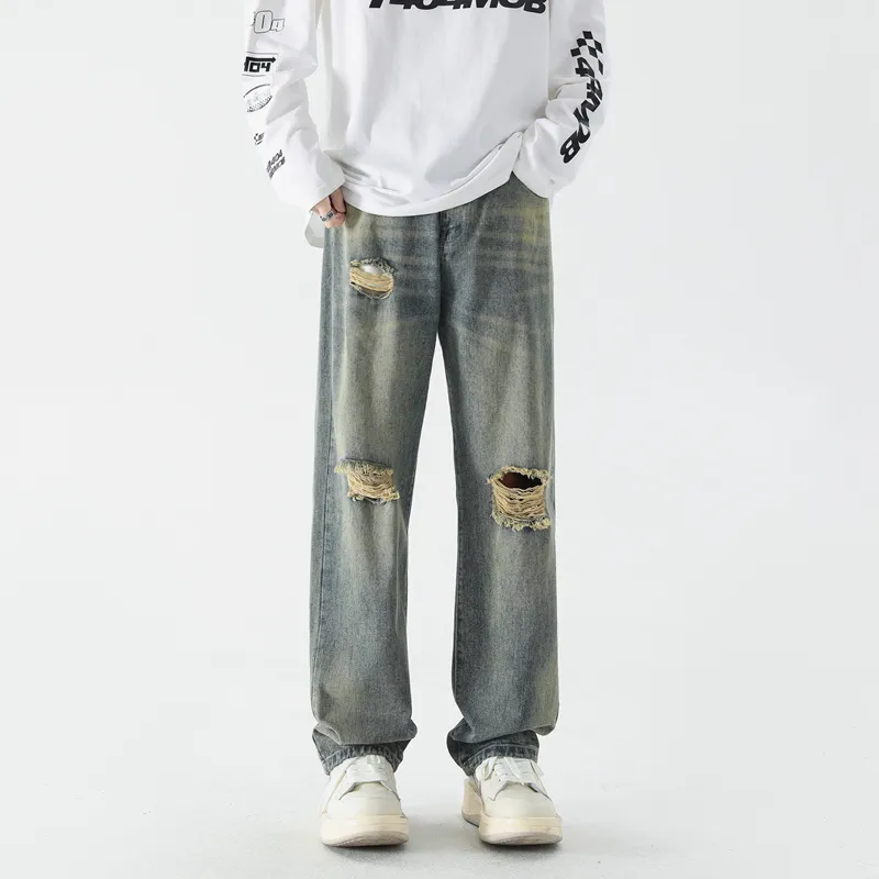 EPTISON Jeans Unisex Vintage Blue-1