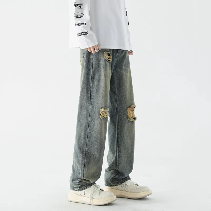 EPTISON Jeans Unisex Vintage Blue-4